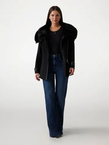 Manteau Laine Et Melton Mélangés - Guess - Modalova
