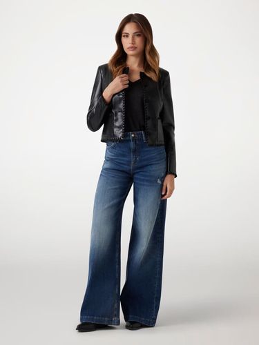 Veste Cuir Saffiano Synthétique - Guess - Modalova