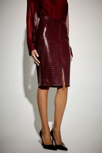 Mini-Jupe En Cuir Synthétique Leonie - Guess - Modalova