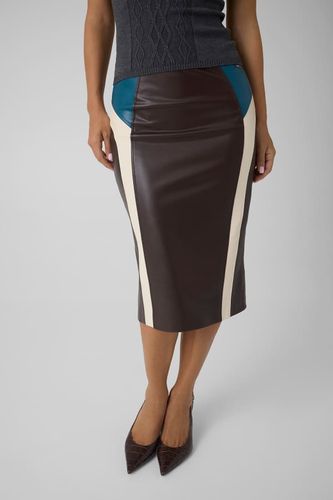 Jupe Crayon En Cuir Synthétique - Guess - Modalova