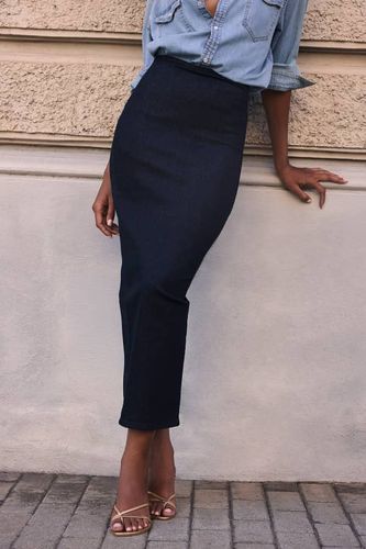Jupe Longue En Denim - Guess - Modalova