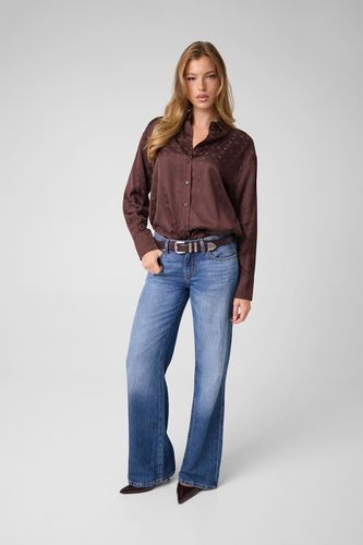 Chemise En Viscose À Logo - Guess - Modalova