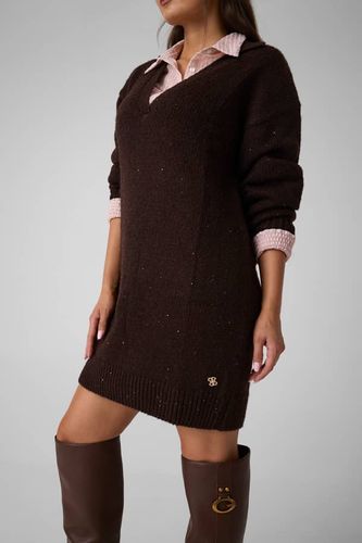 Robe Mini En Maille - Guess - Modalova