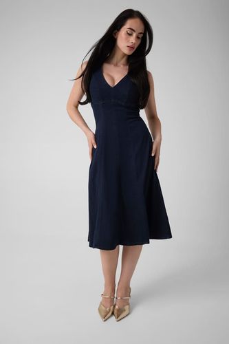 Robe Midi En Denim - Guess - Modalova