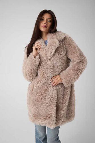 Manteau En Sherpa Synthétique - Guess - Modalova