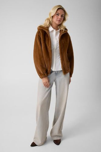 Veste À Capuche En Fausse Fourrure - Guess - Modalova