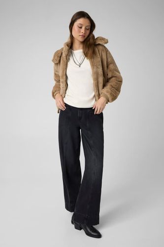 Bomber À Capuche En Fausse Fourrure - Guess - Modalova