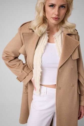 Manteau En Mélange De Laine - Guess - Modalova