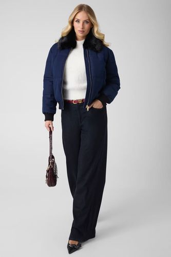 Doudoune En Denim Imitation - Guess - Modalova