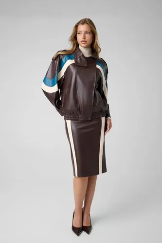 Veste En Cuir Synthétique - Guess - Modalova