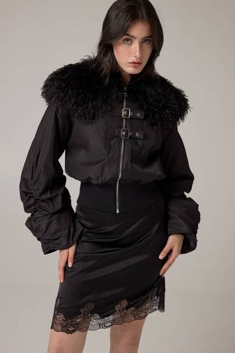 Veste Bomber En Fausse Fourrure - Guess - Modalova