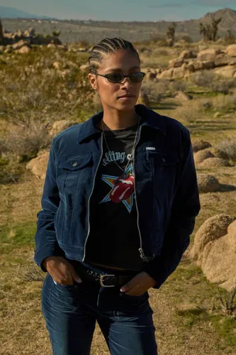 Veste Trucker En Denim Matelassée Avec Fermeture Éclair - Guess - Modalova