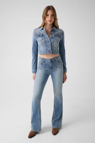 Veste En Denim - Guess - Modalova