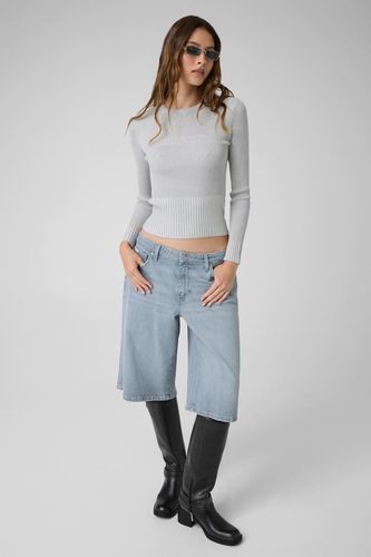 Pull À Logo Gaufré - Guess Jeans - Modalova