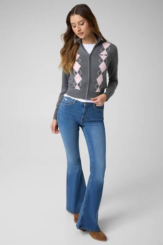Pull Zippé En Intarsia - Guess - Modalova