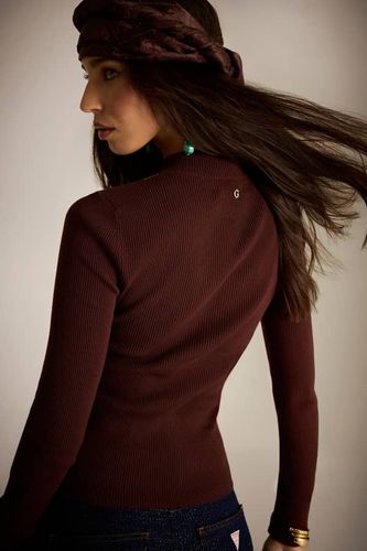 Top En Maille Jacquard - Guess - Modalova