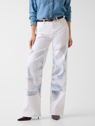 Jeans Imprimés À Jambes Larges - Guess - Modalova