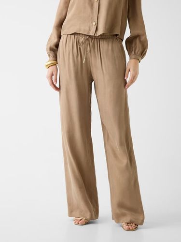 Joggers À Jambes Évasées En Twill - Guess - Modalova