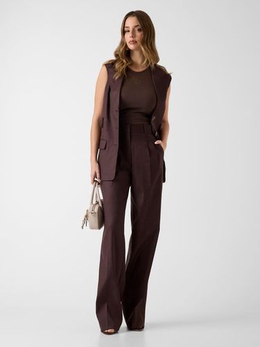Pantalons En Mélange De Lin - Guess - Modalova