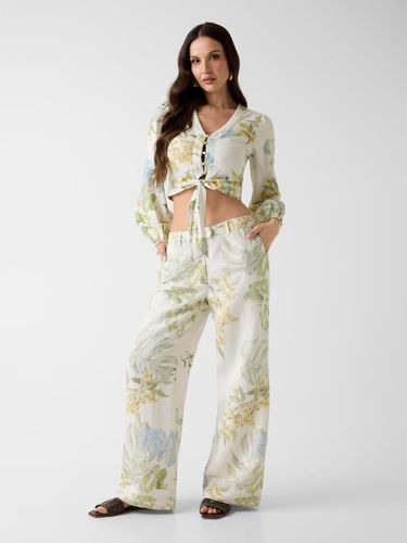 Chemise En Mélange De Lin - Guess - Modalova