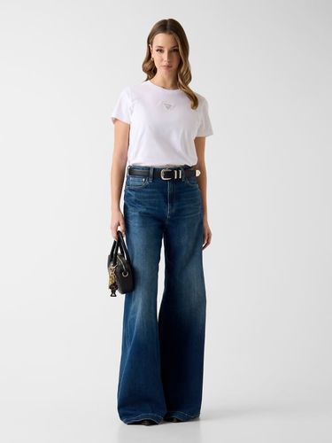 T-Shirt En Strass - Guess - Modalova