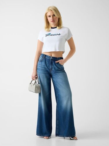 T-Shirt Cropped À Sequins - Guess - Modalova