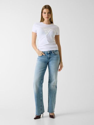 T-Shirt Logo Triangle En Dentelle - Guess - Modalova