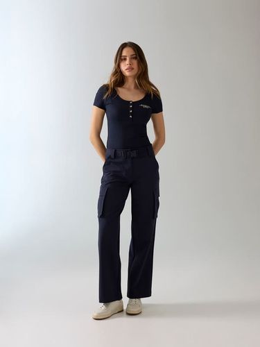 Haut En Maille Mélangée Viscose - Guess - Modalova