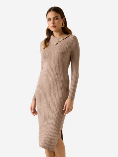 Robe Midi À Encolure Asymétrique - Guess - Modalova