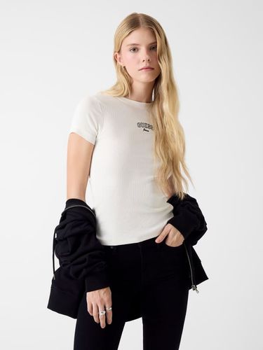 T-Shirt À Logo Brodé - Guess - Modalova