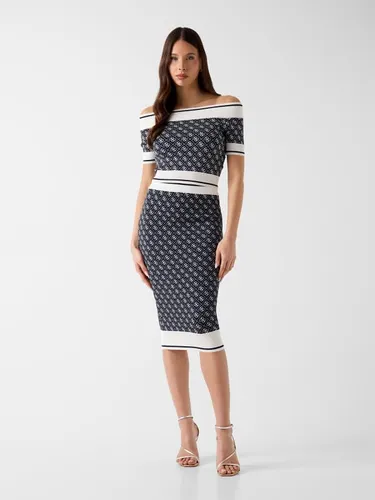 Jupe Crayon Jacquard - Guess - Modalova