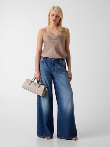 Top En Dentelle Satinée - Guess - Modalova