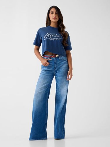 T-Shirt Avec Logo Brodé - Guess - Modalova