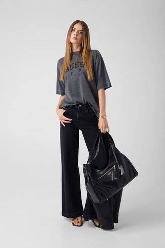T-Shirt Avec Logo En Strass - Guess - Modalova