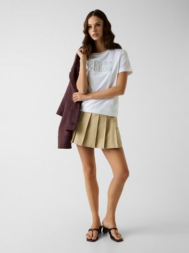 T-Shirt Avec Logo En Sequins - Guess - Modalova
