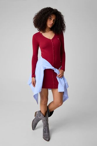 Mini Col En V Dress - Guess - Modalova