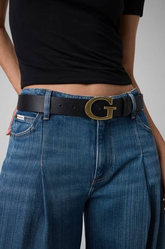 Ceinture En Cuir Véritable - Guess Jeans - Modalova