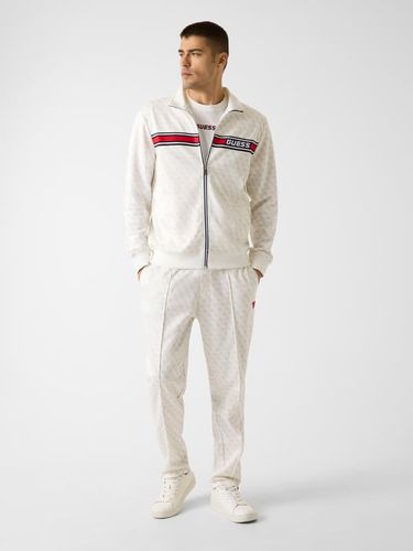 Sweat À Zip Complet En Mélange De Coton - Guess - Modalova
