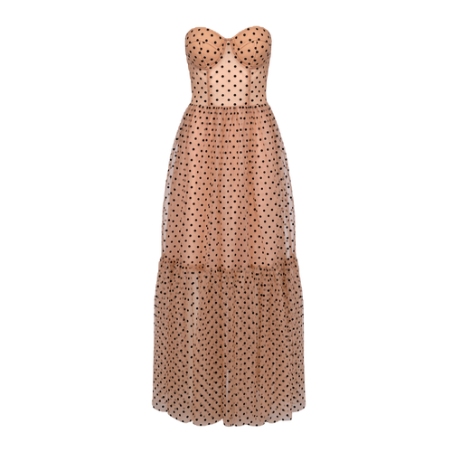 Charming dress made of tulle with flocked dots - Lily Was Here - Modalova