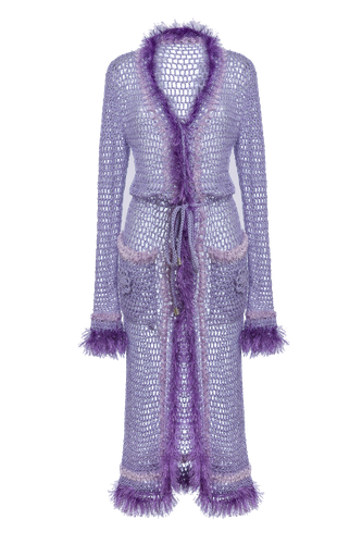 Camila Handmade Knit Cardigan-Dress - ANDREEVA - Modalova