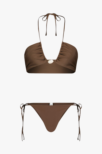 Bahia Bikini with Pearl in - Bottom - M - Bikini bottoms - Sara Cristina - Modalova