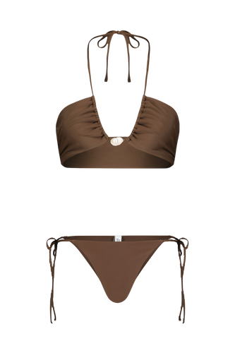 Bahia Bikini with Pearl in - Bottom - Sara Cristina - Modalova