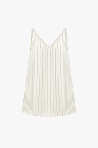 Short striped balloon dress - S - Mini dresses - A.M.G - Modalova