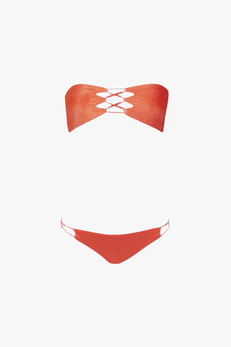 Hava Bikini in Shiny - Top - XS - Bikini tops - Sara Cristina - Modalova