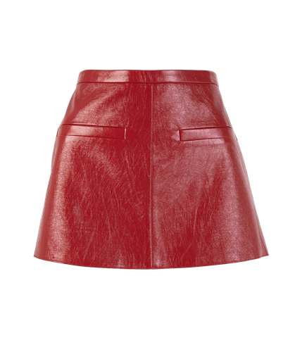 Patent leather mini skirt - AFTERHOURS - Modalova