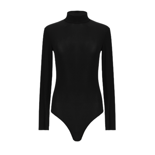 Viscose open-back top in black - Lita Couture - Modalova