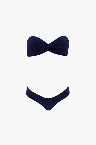 Wave Bikini in Navy - Bottom - S - Bikini bottoms - Sara Cristina - Modalova