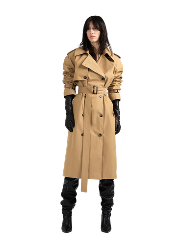TELEKI waterproof cotton trench coat - DIVALO - Modalova