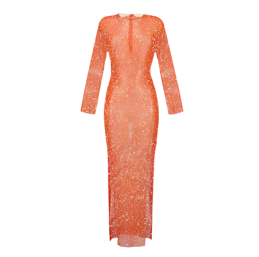 Tangerine Diamonds Maxi Dress - Santa Brands - Modalova