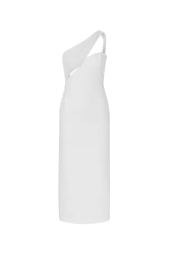 Ajay- One Shoulder Backless Midi Dress With Sequin Details - ILA - Modalova